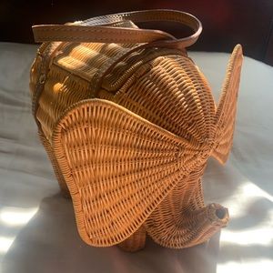 Serpui Elephant Basket Bag